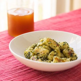 Homemade Gnocchi with Pesto