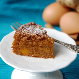 Spicy Pumpkin Cake with Orange Peel