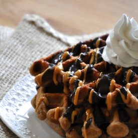 Peanut Butter Waffles