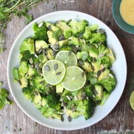 Broccoli, Avocado and Lime Salad