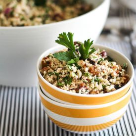 Almond & Olive Faux-Bulgur Salad