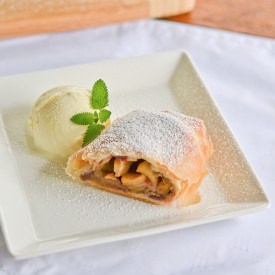 Apple Strudel w/ Cranberry & Walnut