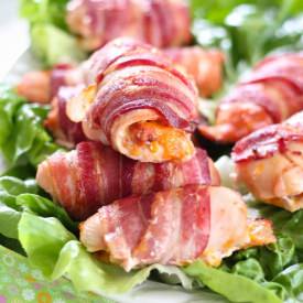 Bacon Wrapped Stuffed Chicken