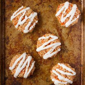 Chewy Carrot Cake Cookies