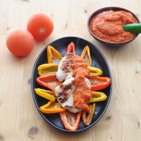 Chicken Roasted Peppers with Salsa