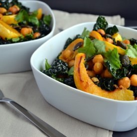 Miso-Curry Roasted Squash Salad