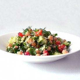 Mediterranean Toasted Quinoa Salad