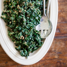 Kale with Japanese Sesame Dressing