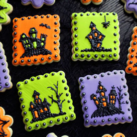 Haunted House Sugar Cookies