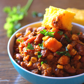 Slow Cooker Sweet Potato Chili