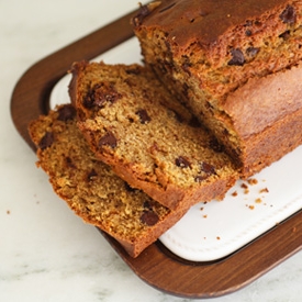 Pumpkin Bread with Chocolate Chips