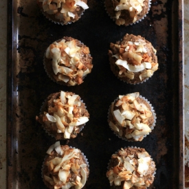 Coconut Chai Banana Bread Muffins