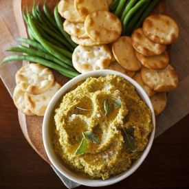 Roasted Squash and Pesto Spread