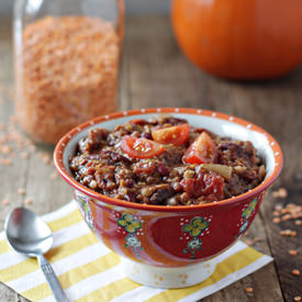 Crock Pot Pumpkin Red Lentil Chili