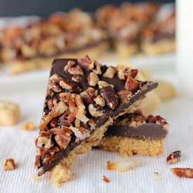 Toasted Pecan Shortbread Bark