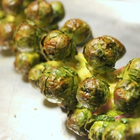 Roasted Brussels Sprouts Stalk