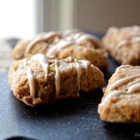 Apple and Pear Skinny Scones