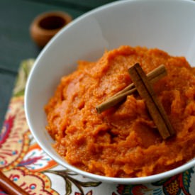 Maple Mashed Sweet Potatoes