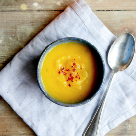 Pumpkin, Coconut and Chili Soup