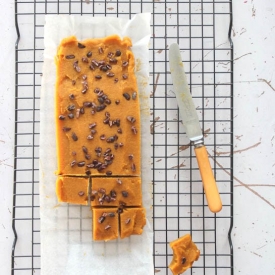 Caramel and Pumpkin Spice Fudge