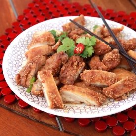 Crispy Chicken in Lemon Sauce