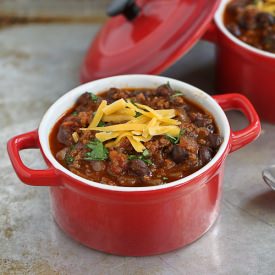 Smoky Beef & Black Bean Chili