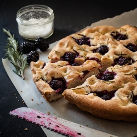 Blackberry & Rosemary Focaccia