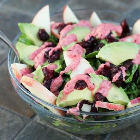 Cranberry Apple Avocado Salad