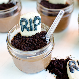 Halloween Chocolate Mousse