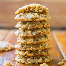 Oatmeal Coconut Brown Sugar Cookies