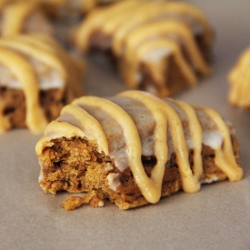 Mini Glazed Pumpkin Scones