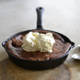 Apple and Almond Skillet Cake