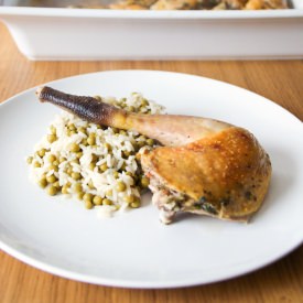 Guinea Fowl with White Wine