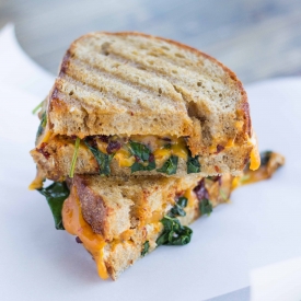 Smoky Kale & Chipotle Grilled Cheese