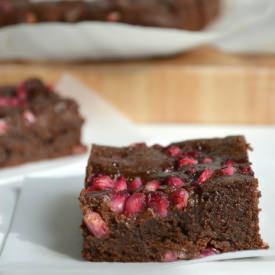 Pomegranate Brownies