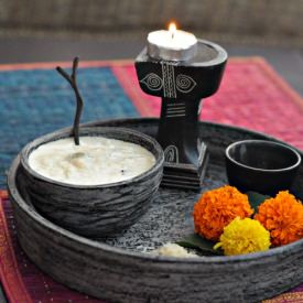 Rice Pudding with Fresh Coconut