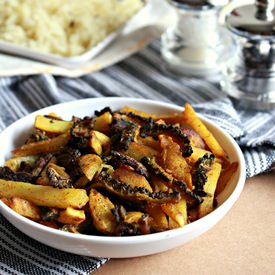 Potato And Bitter Gourd Stir Fry