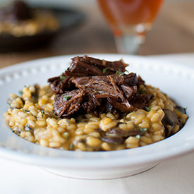 Pumpkin Risotto w/ Short Rib