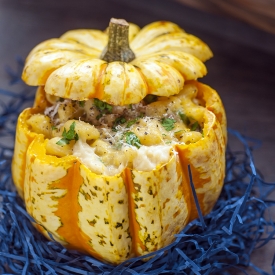 Mac and Cheese Stuffed Squash