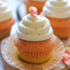 Candy Corn Cupcakes