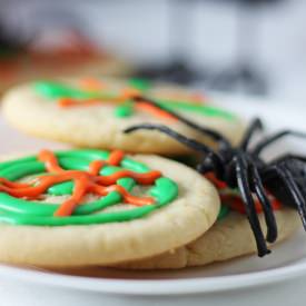 Spooky Spider Sugar Cookies