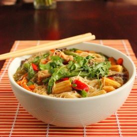 Stir Fry Asian Chicken Soup