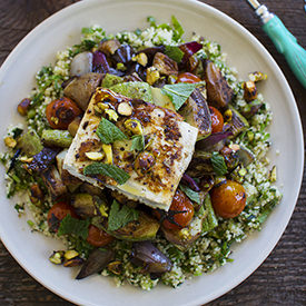 Grilled Vegetable & Feta Salad