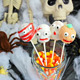 Ghoulish Cake Pops