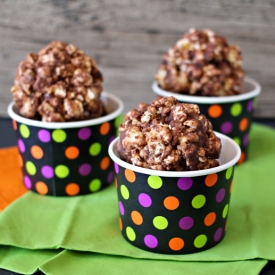 Heath Bar Popcorn Balls