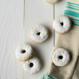 Vanilla Mini Chocolate Chip Donuts