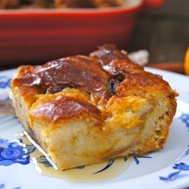 Chai Maple Pumpkin Bread Pudding