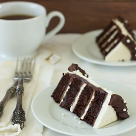 Chocolate Chai Layer Cake