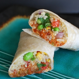 Quick & Easy Vegetable Quinoa Wraps