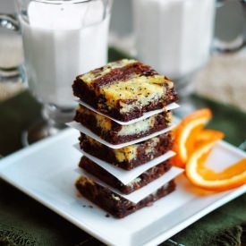 Brownies with Ricotta/Orange